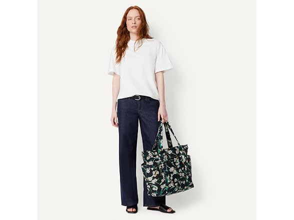 Amazon Essentials Women (OS) Bag Black Floral