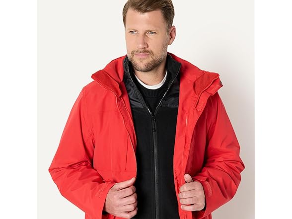 Amazon Essentials Mens Water Resistant 3in1 Snow Jacket