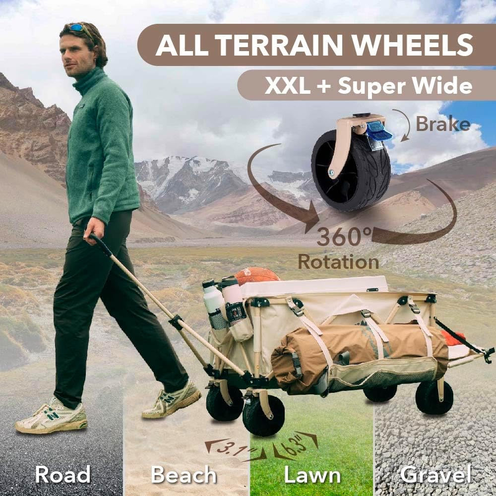 Camphor Designs Collapsible Folding Wagon - Gallery 13
