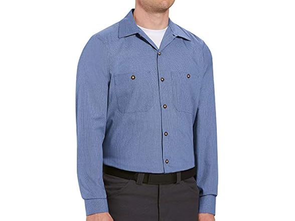 Denim Blue Micro Check