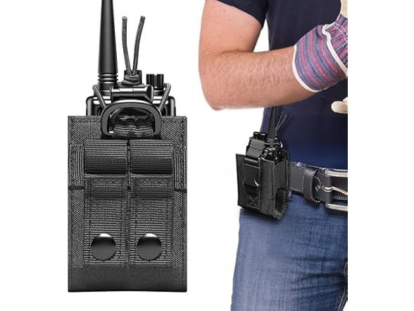 (2 Pack) SAMCOM Universal Two Way Radio Holder