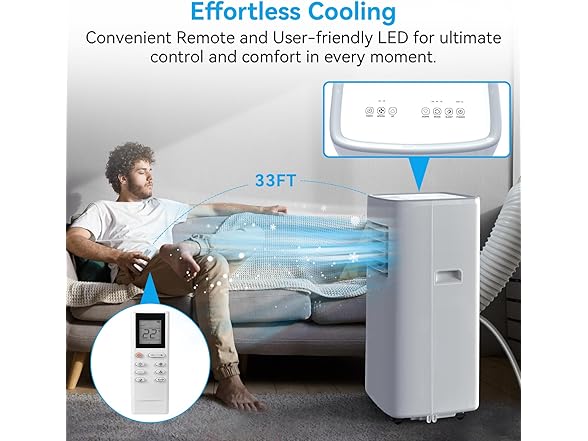 COOLBLUS 8500 BTU Portable AC