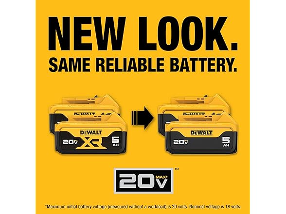DEWALT DCB205-2 20V MAX XR 5Ah Battery 2pk