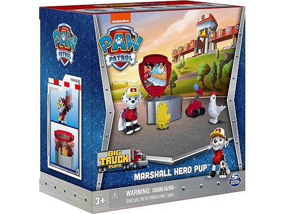 Paw Patrol, Big Truck Pups Marshall Action Figure