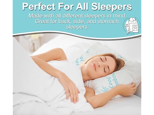 Kova Harper Cooling King Rayon of Bamboo Pillow