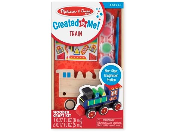 Melissa & Doug Train Wooden Craft Kit