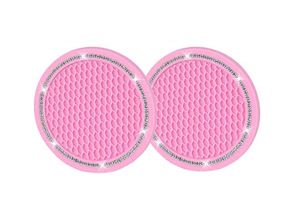 Hamans 2Pcs Car Cup Holder Coaster