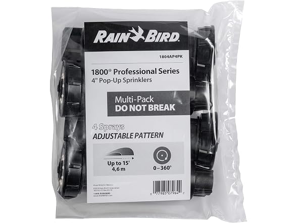 Rain Bird Professional Pop-Up, 4 Pack
