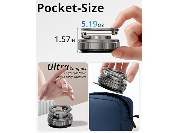 UBeesize 360 Magsafe Vacuum Magnetic Car Phone Holder