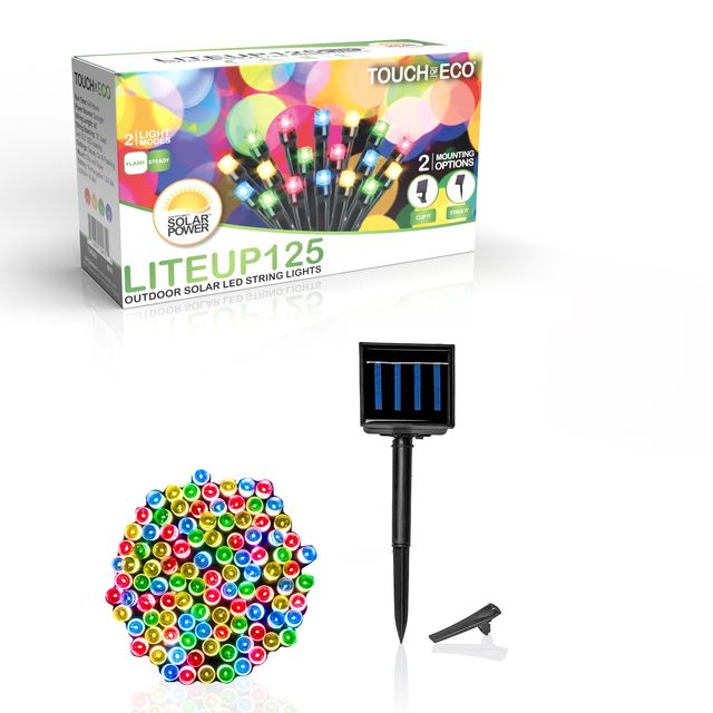 Solar LITEUP125 String Lights Multi Color - Gallery 9