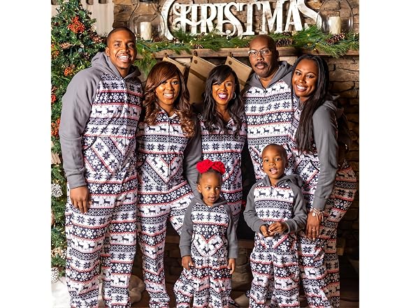 Iffei Men (XL) Family Christmas Pajamas Sets Pants