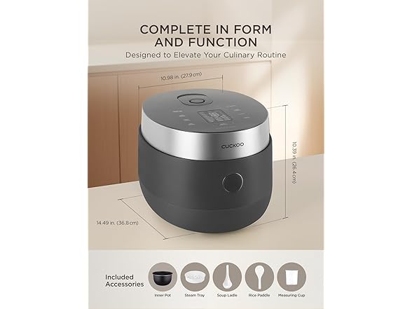 CUCKOO Non-Pressure Rice Cooker 8-Cup Uncooked