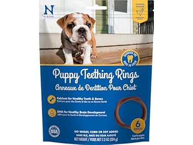 $6.99, Was $13.76, 49% Off! N-Bone Puppy Teething Ring Chicken Flavor dealfomo