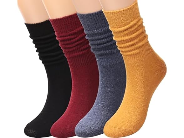 Galsang Women's Socks 4 Pairs, 5-9
