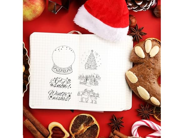SUPVOX Silicone Clear Stamps - Christmas