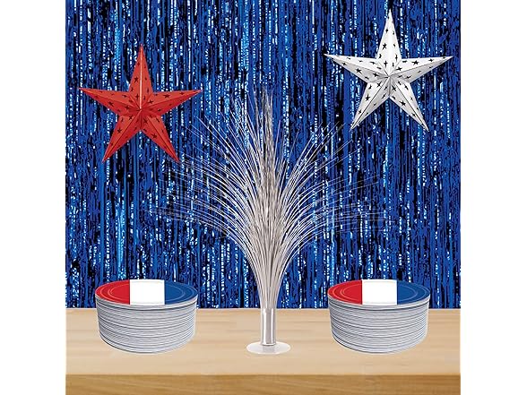 Beistle 2-Pk Metallic Spray Centerpiece
