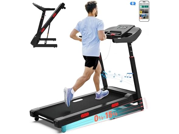 Treadmill with Auto Incline