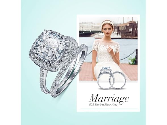 TIVANI Wedding Band Set