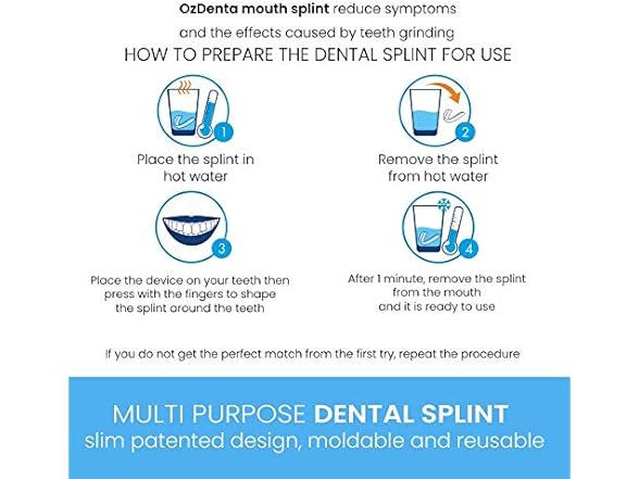 OzDenta 2 x Dental Mouth Guard