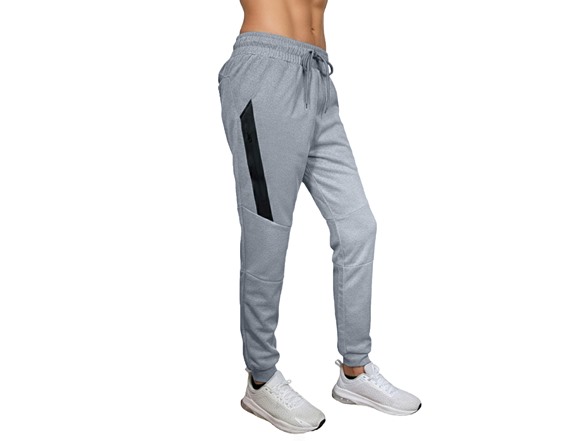 3Pk Asst Womens Tech Joggers w-Stripe Zip Patch