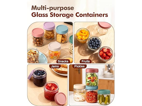 Cozyverge Overnight Oats Containers