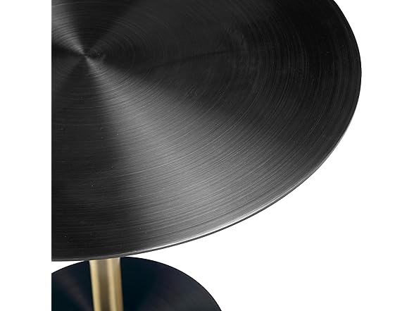 LeisureMod Malta Round Side Table