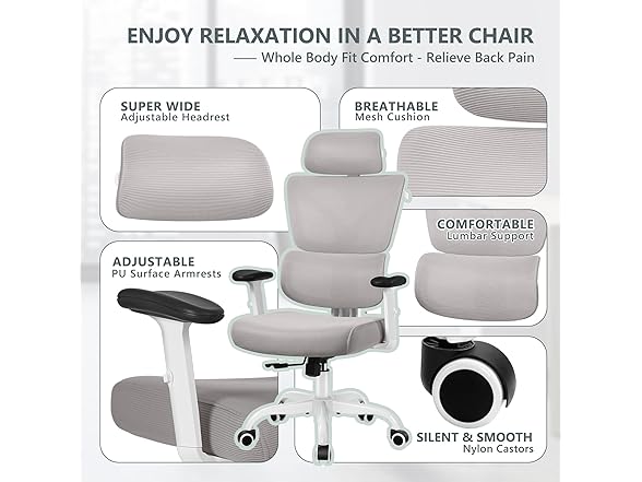Winrise W0893 999 Office Chair Gray