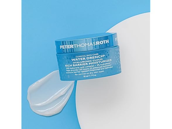 Peter Thomas Roth Water Drench Hyaluronic Cloud Rich Barrier Moisturizer, 1.7 oz