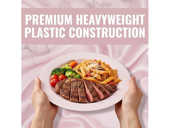 10.25" Blush Dinner Plates 25ct