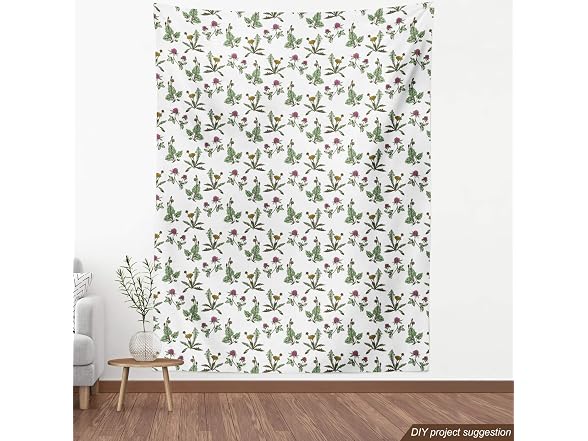 Ambesonne Dandelion Fabric by The Yard,