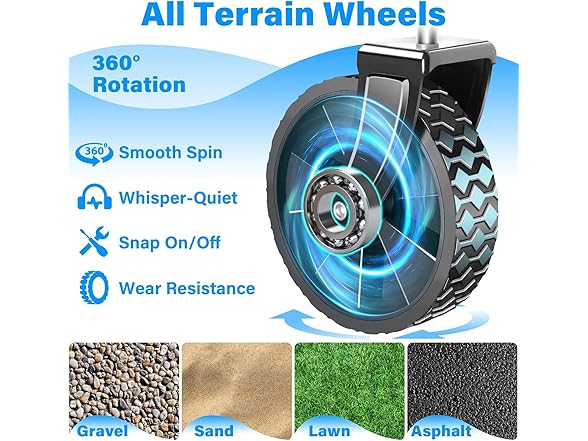 LIAPOTT Wagon Cart Foldable w/ Wheels 360 lb. Capacity