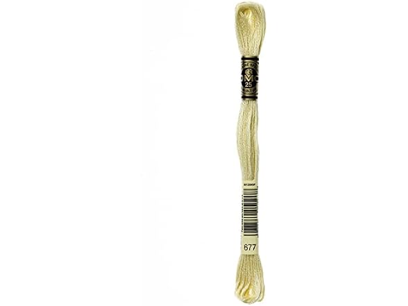 DMC 6-Strand Embroidery Cotton Floss, Very Light Old Gold