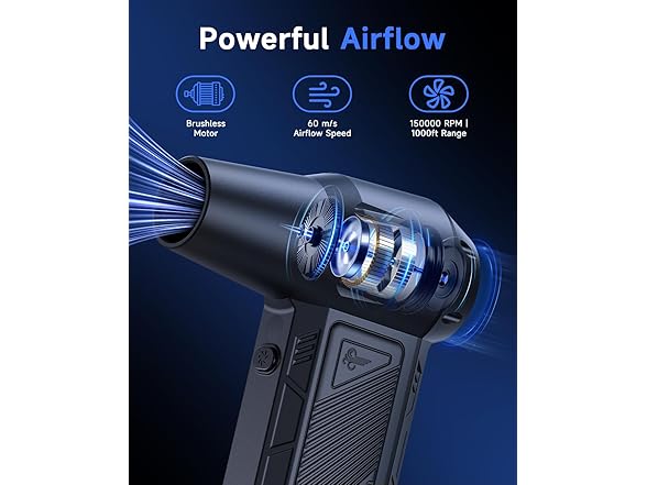 Compressed Air Duster, 150000RPM