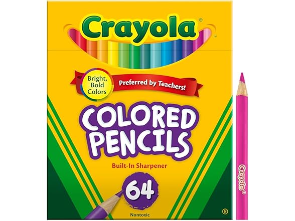 Crayola Mini Colored Pencils 64 count
