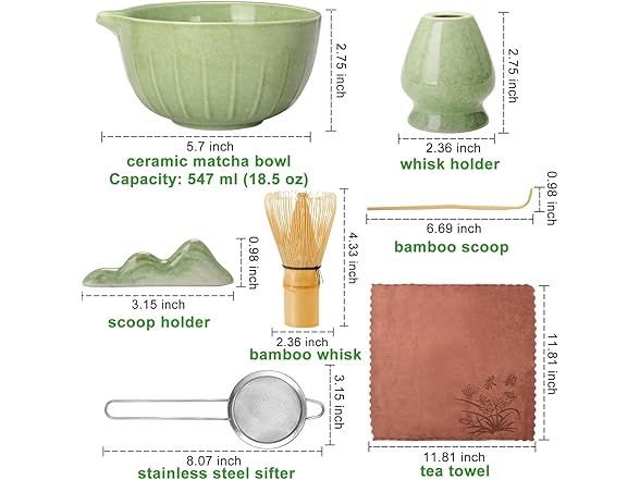 MONOJOY Matcha Whisk Set