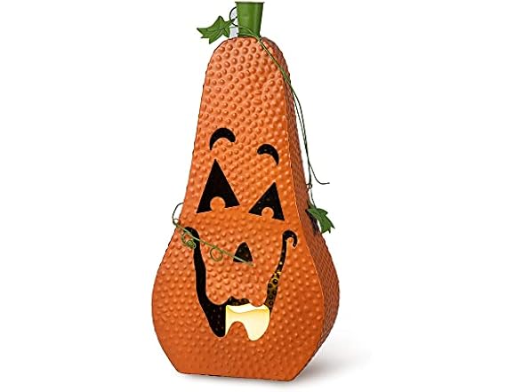 Glitzhome Halloween Jack-O'-Lantern Pumpkin