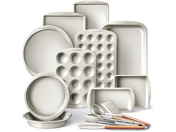 Nonstick Stackable Bakeware Set, 14 Pcs