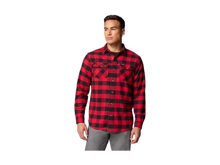 Columbia Men's Bearmouth Springs Roll Up Long Sleeve Flannel Shirt