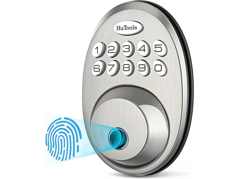 HuTools HT02 Fingerprint Keypad Deadbolt Lock HT02SNL S