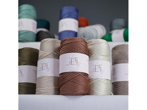 Makromecity Polyester Macrame Cord 2mm x 250 yards Olive