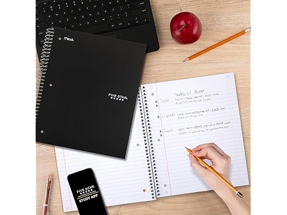 Five Star Five Star Spiral Notebook + Study App - Gallery 8
