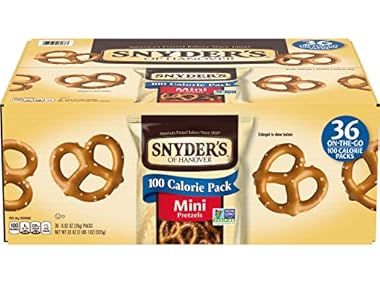 $11.99, Was $18.26, 34% Off! 36CT Snyder's of Hanover Mini Pretzels, 100 Calorie dealfomo