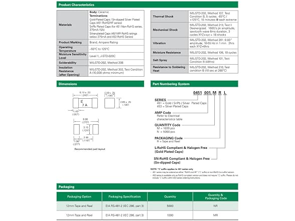 SMT SMD 1808 0451 2410 Fuse - Fast