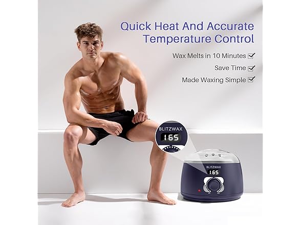 BLITZWAX Brazilian and Bikini Waxing Kit