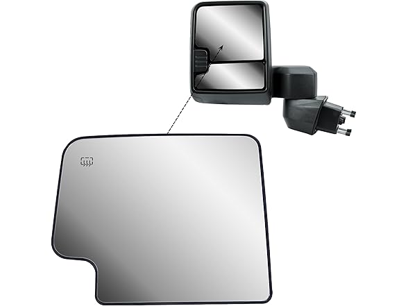 Replacement Driver Left Side Door Towing Mirror