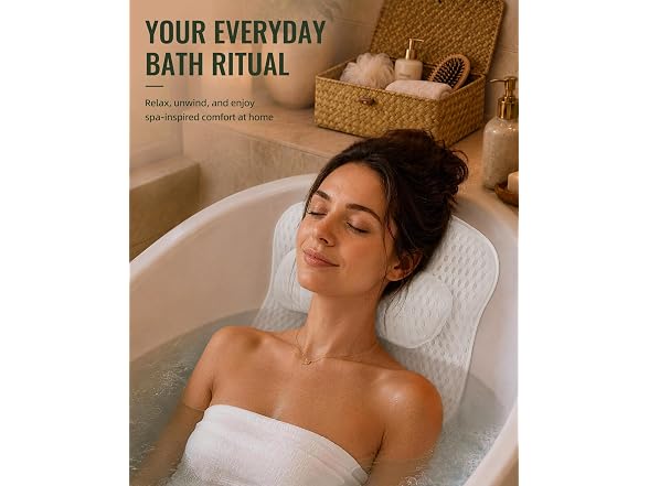 COREGROUND 3-Zone Bathtub Pillow