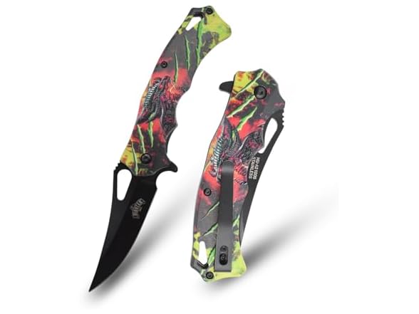 8" Folding Knife Light Green