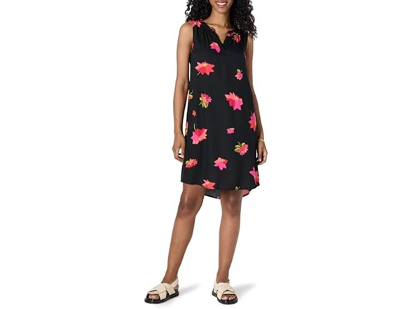Pink and Black Floral