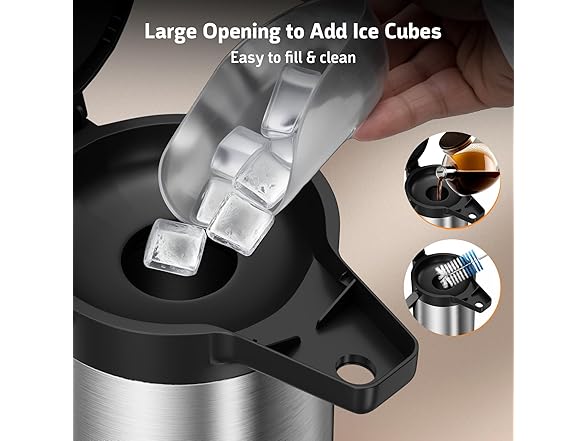 Airpot Coffee Carafe with Pump 85oz