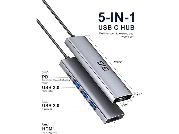 GIQ USB Docking Station USB C HUB